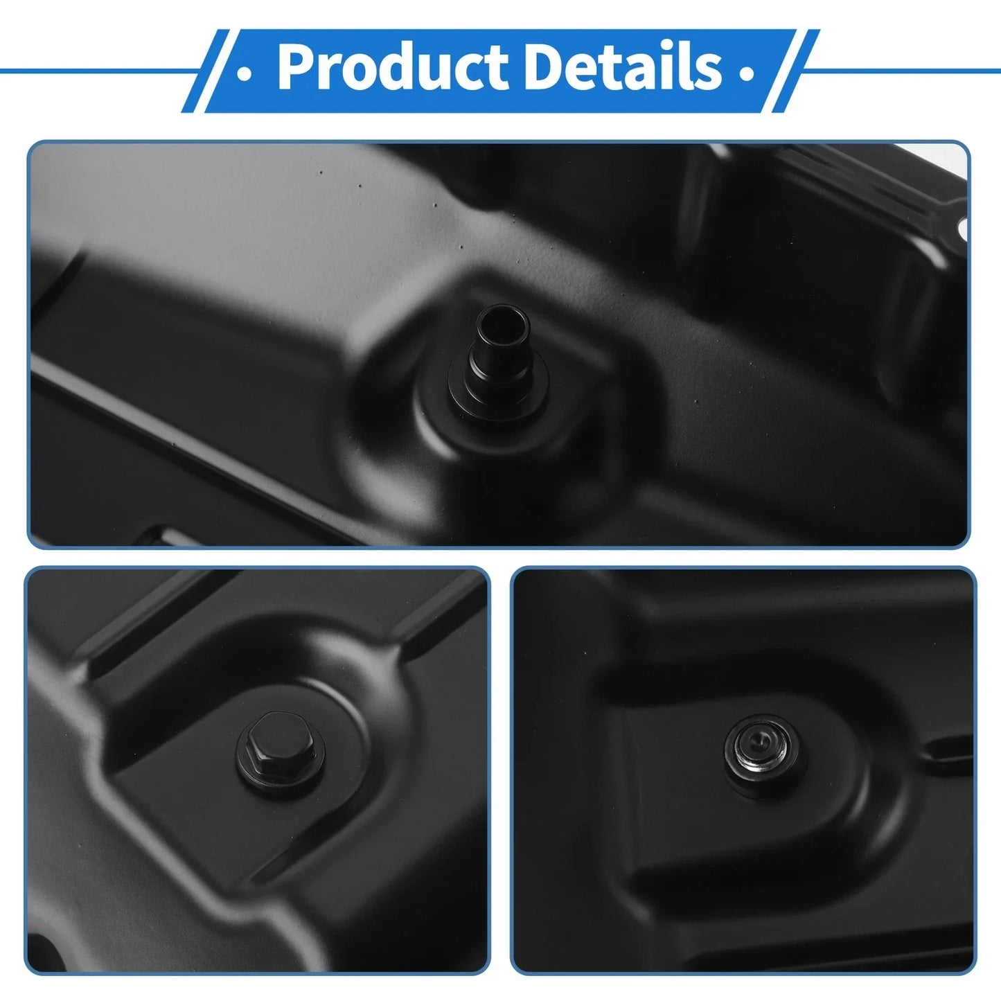 Engine Oil Pan for Lexus GX470 2004-2009 Aluminum Alloy Black