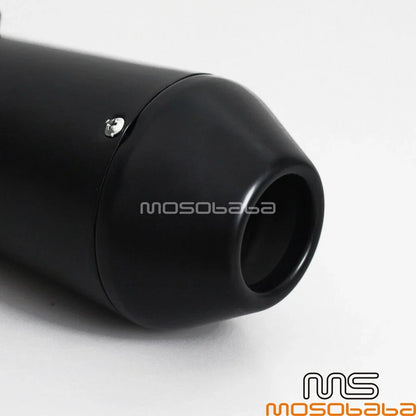 18" Reverse Cone Shorty Exhaust Muffler Pipes for Cafe Racer