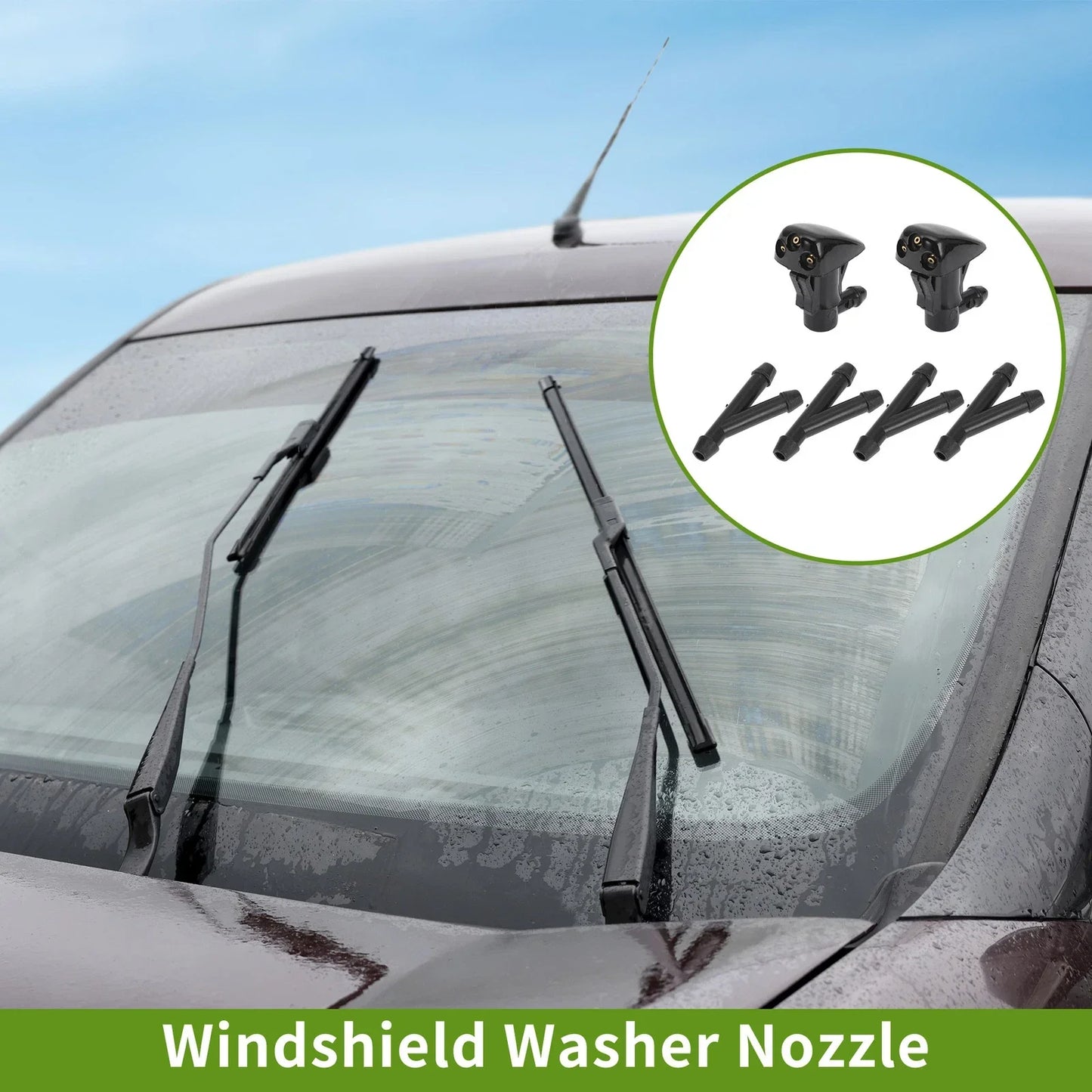 Windshield Washer Nozzle & Hose Connector for Hyundai (2011-2016)