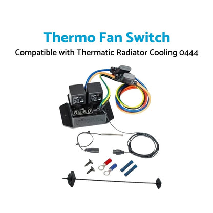 12V Digital Radiator Fan Controller Switch for Car