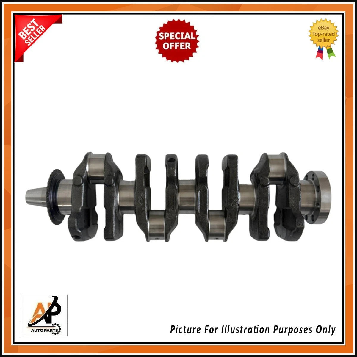 Crankshaft Main and Big End Bearings for Mazda 3 6 CX-7 2.2 Diesel (2007–2015)