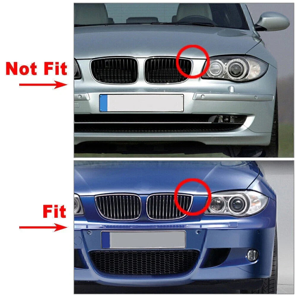 Honeycombe Front Bumper Mesh Grille for BMW E87 1-Series (2004-2007)