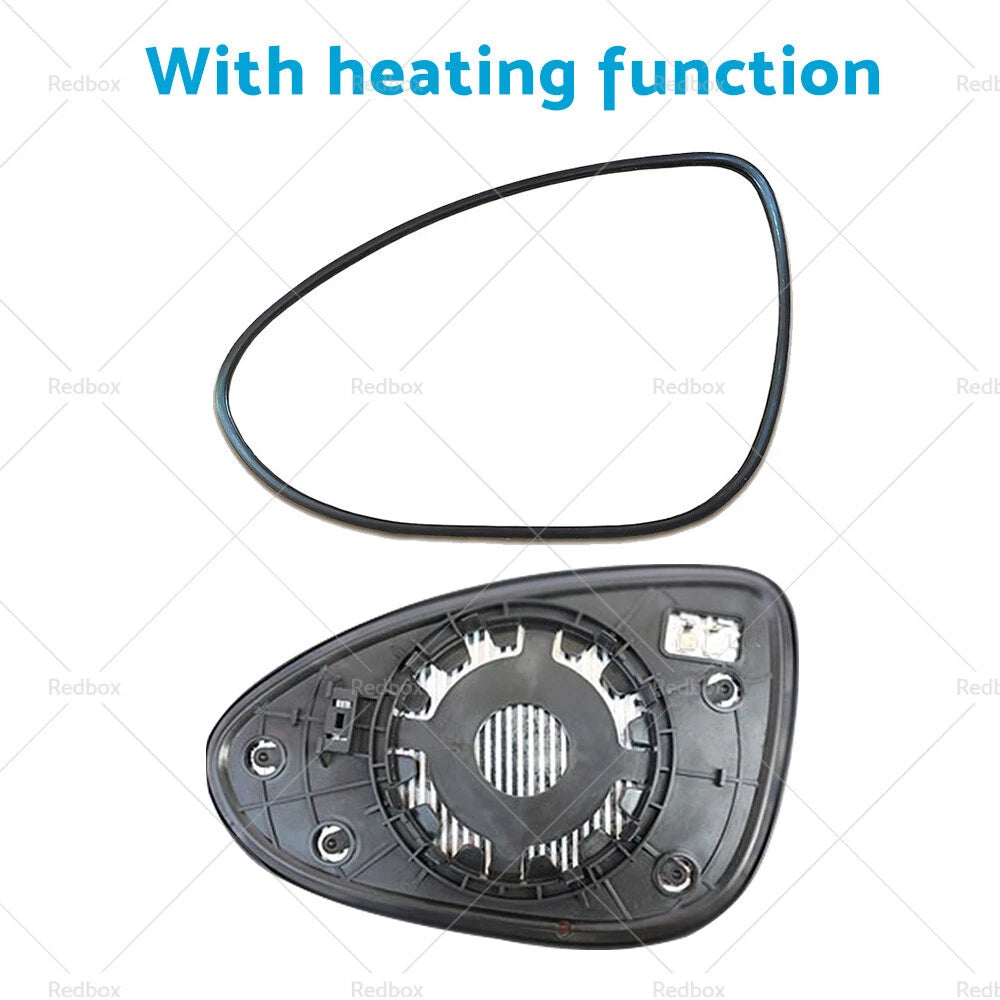 Heated Convex Left Mirror Glass for Holden Barina (2011-2023)