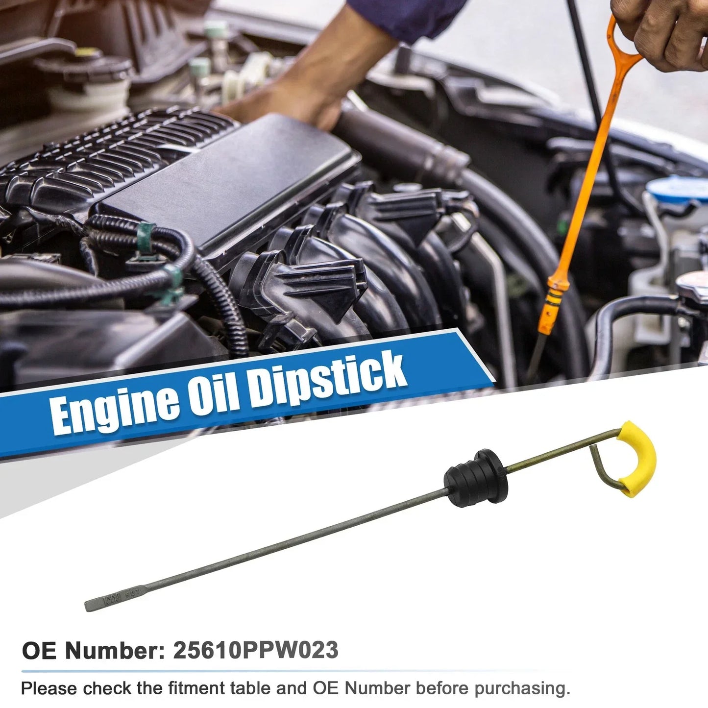 Engine Oil Fluid Level Dipstick for Honda Element 2003-2011 (1 x)