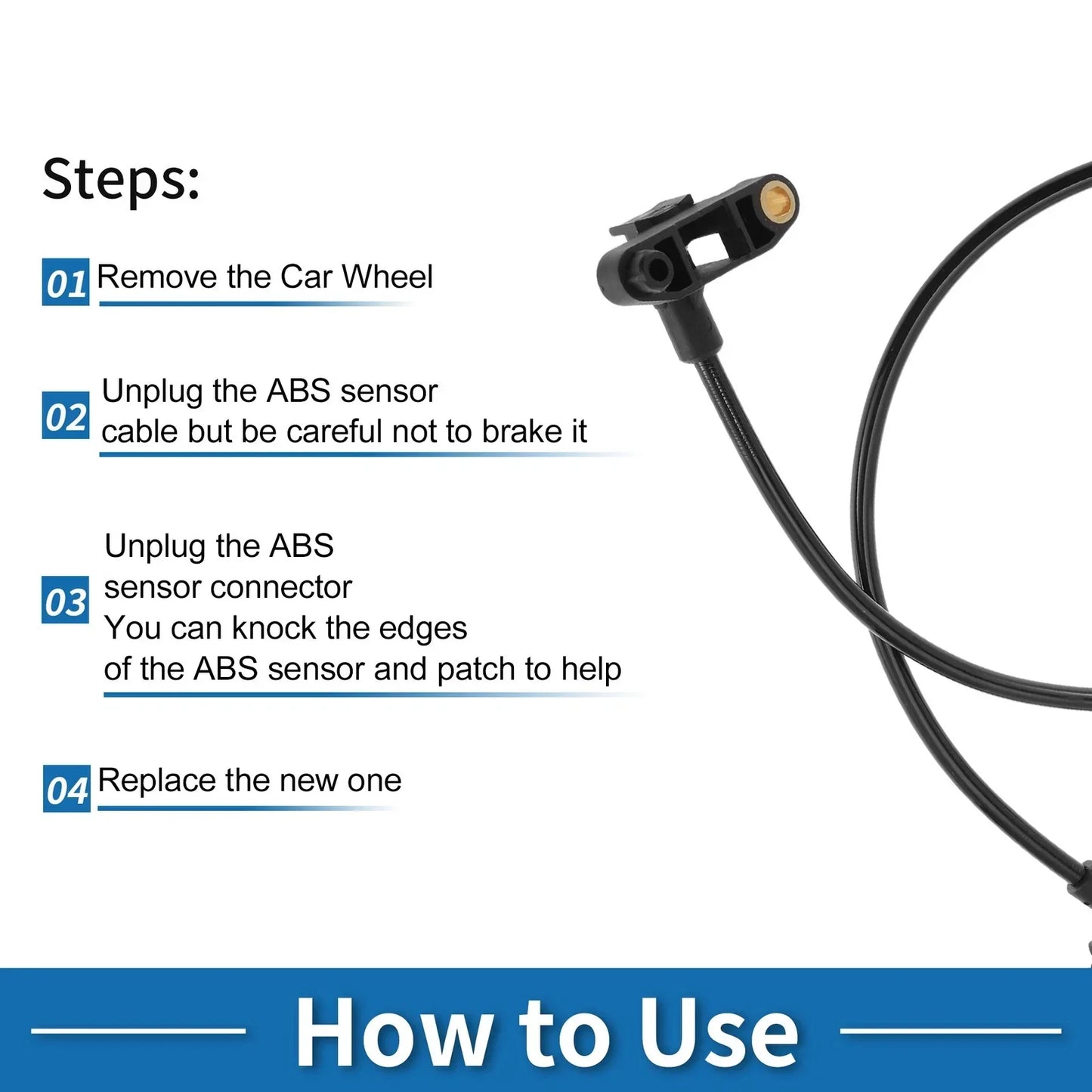 ABS Wheel Speed Sensor for Chrysler PT Cruiser (2001-2010)