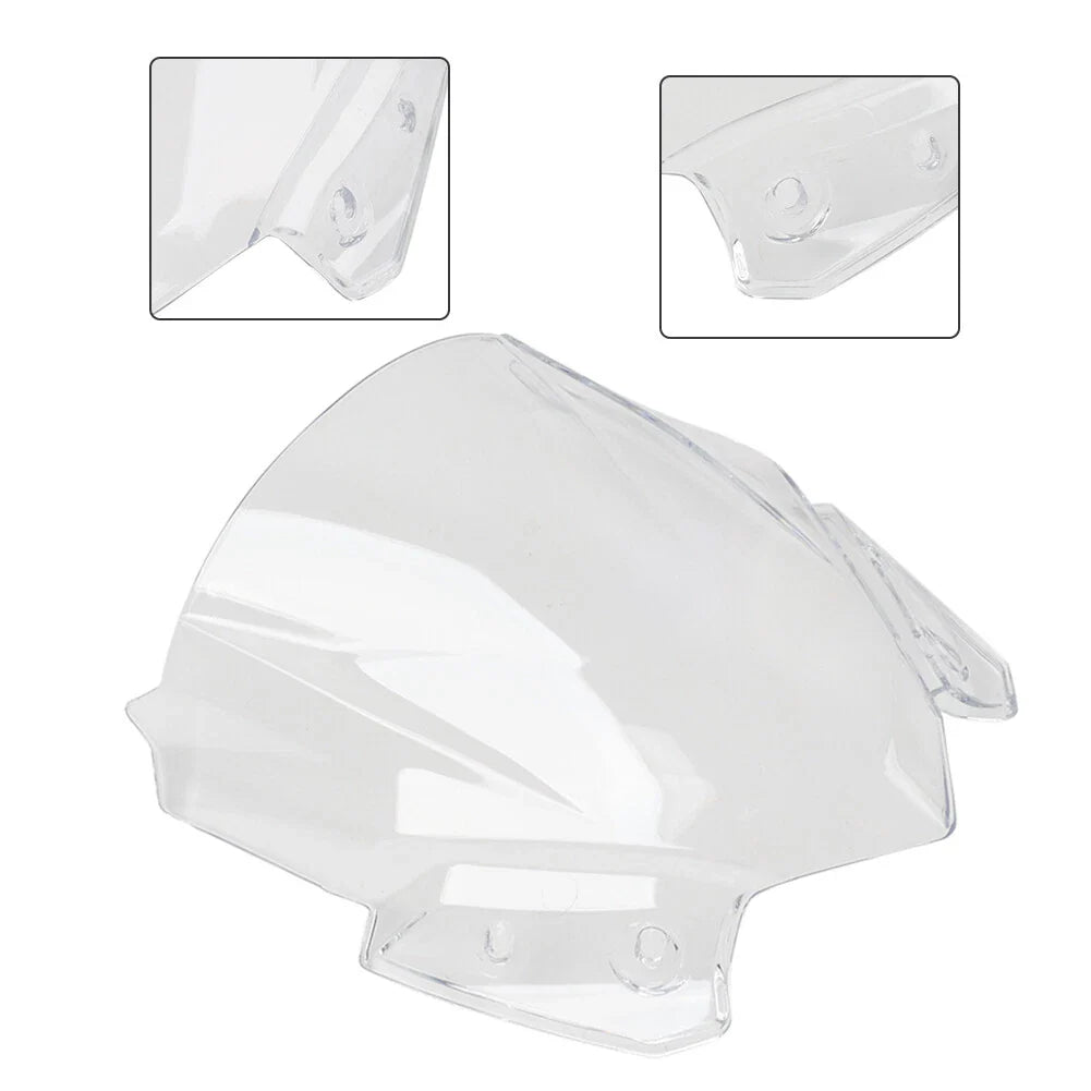 White Front Windscreen Deflector for Kawasaki Z650 2017-2019