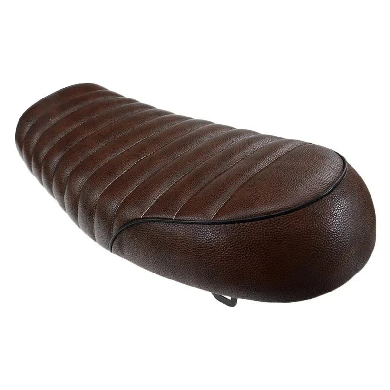 Vintage Flat Cafe Racer Seat Saddle Cushion for Honda CB350, CB450, CB750