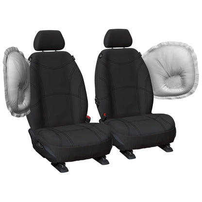 Front Custom Fit Neoprene Car Seat Covers for Prado GRJ120 KDJ120 (2003���2009)