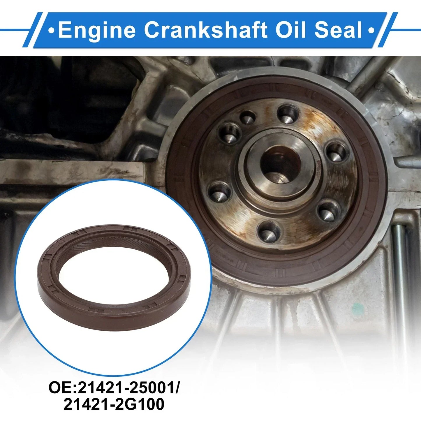Front Crankshaft Oil Seal for Hyundai Elantra, Sonata (2011-2016)