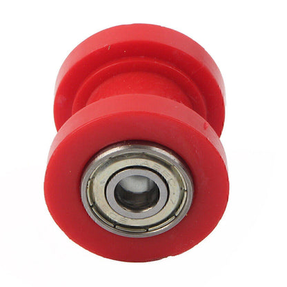 8mm Red Chain Roller Slider Tensioner Guide Pulley for Dirt Bike Motorcycle