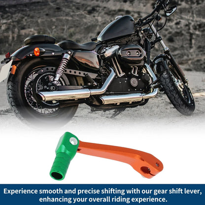 Folding Motorcycle Gear Shifter Lever for Honda CRF150F (2003-2017) Orange Green