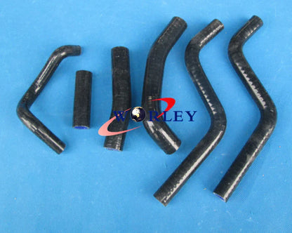 BLACK Silicone Radiator Hose for Honda CR250R (1988-1991)