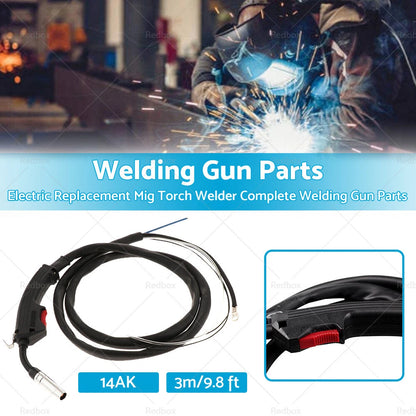 3m Electric Replacement Mig Torch Welder Gun Parts for 14AK