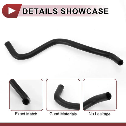 Heater Hose for Honda CR-V 2.4L (2002-2006) - Rubber Black 1 x Hose