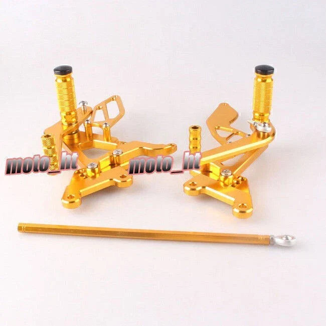 CNC Rearsets Footpegs for Yamaha YZF R6 (2003-2005) Black