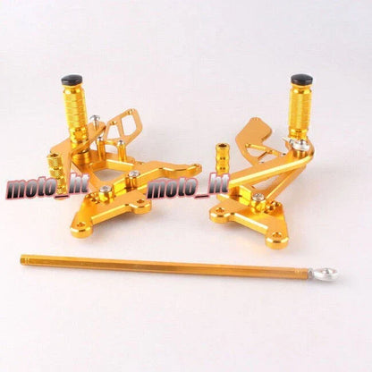 CNC Rearsets Footpegs for Yamaha YZF R6 (2003-2005) Black