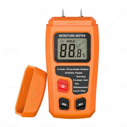 Digital LCD Wood Moisture Meter Damp Detector Humidity Tester