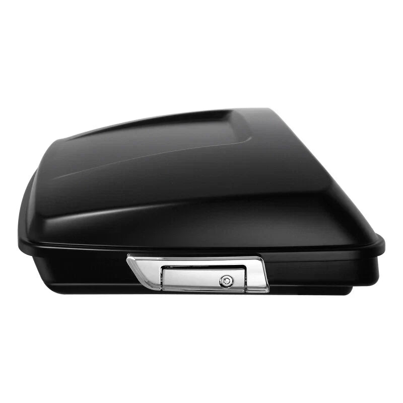 Matte Black Razor Trunk Solo Mount Rack for Harley Street Glide (2014-2025)