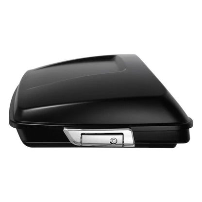 Matte Black Razor Trunk Solo Mount Rack for Harley Street Glide (2014-2025)