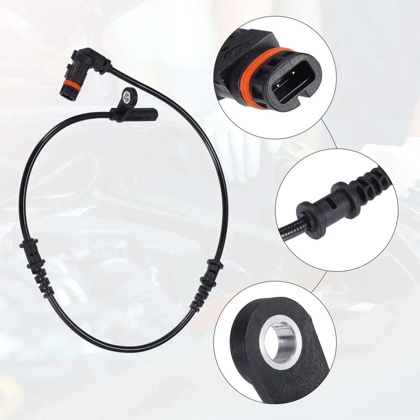 2 x ABS Wheel Speed Sensors for Mercedes-Benz (A2035400417)