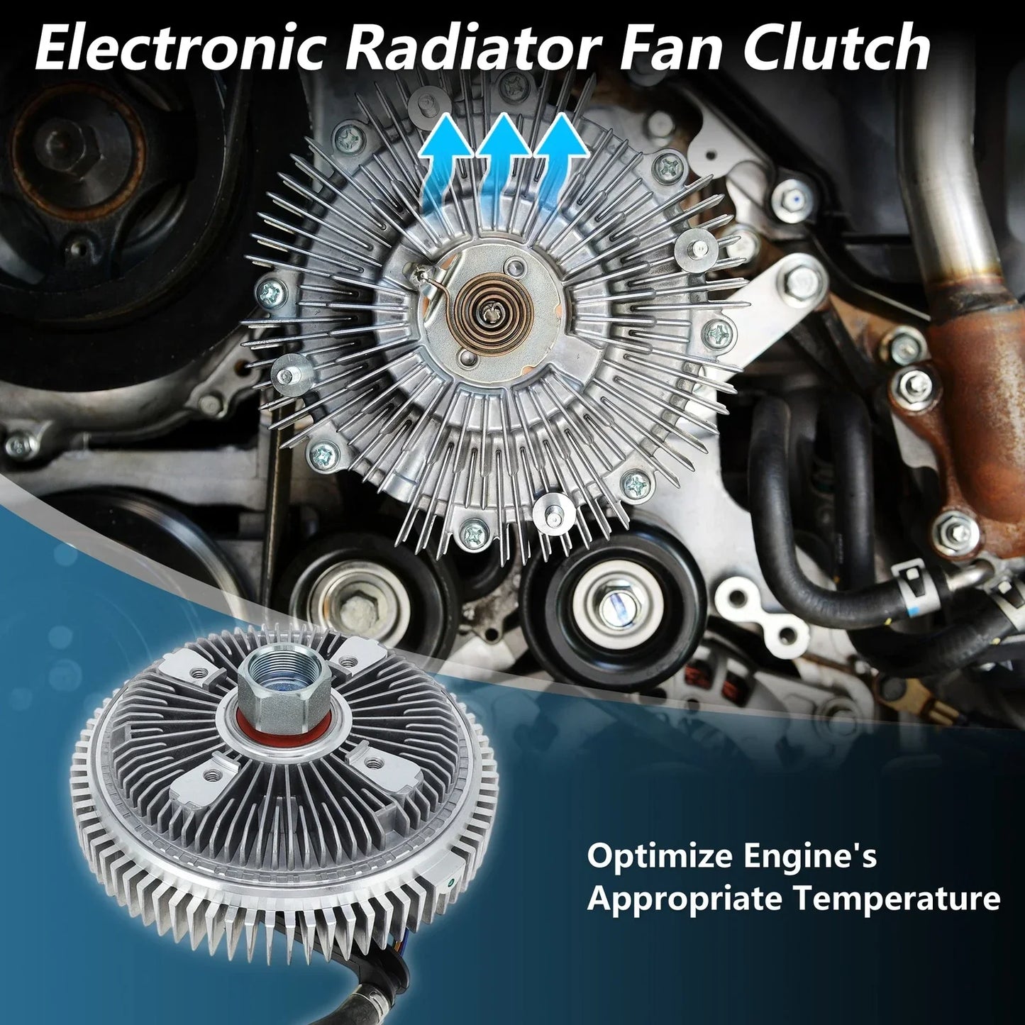 Cooling Fan Clutch for Dodge Ram 2500 3500 6.7L (2011-2013)