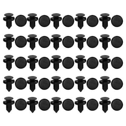 50 x Nylon Rivet Fastener Clips 9mm for Honda Bumper