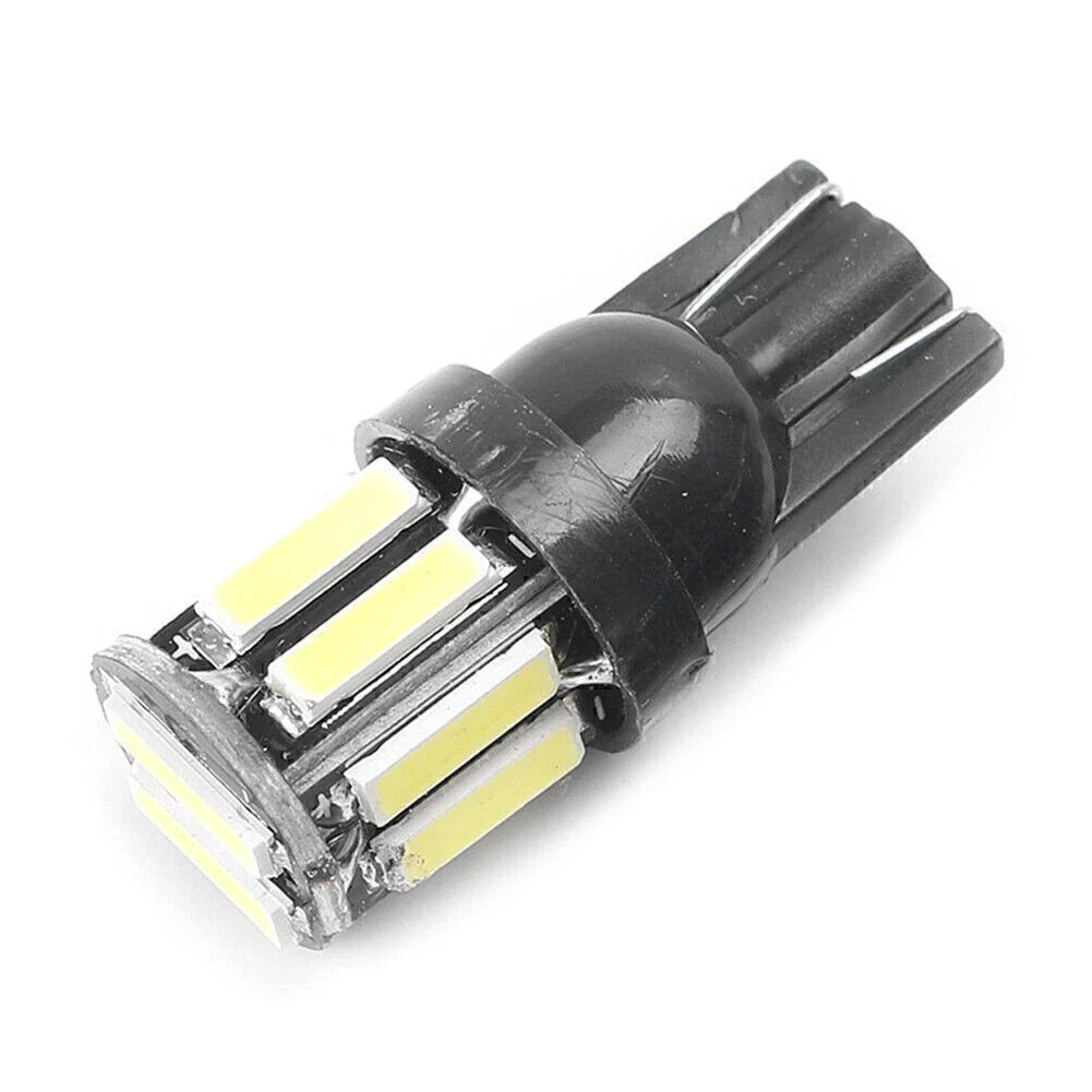 1x T10 7020 White LED 10SMD Dome Map Light Bulb for Car (No Year Specified)