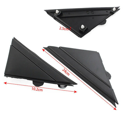 Right Door Mirror Cover Matte Black for Fiat 500 (2012-2019)