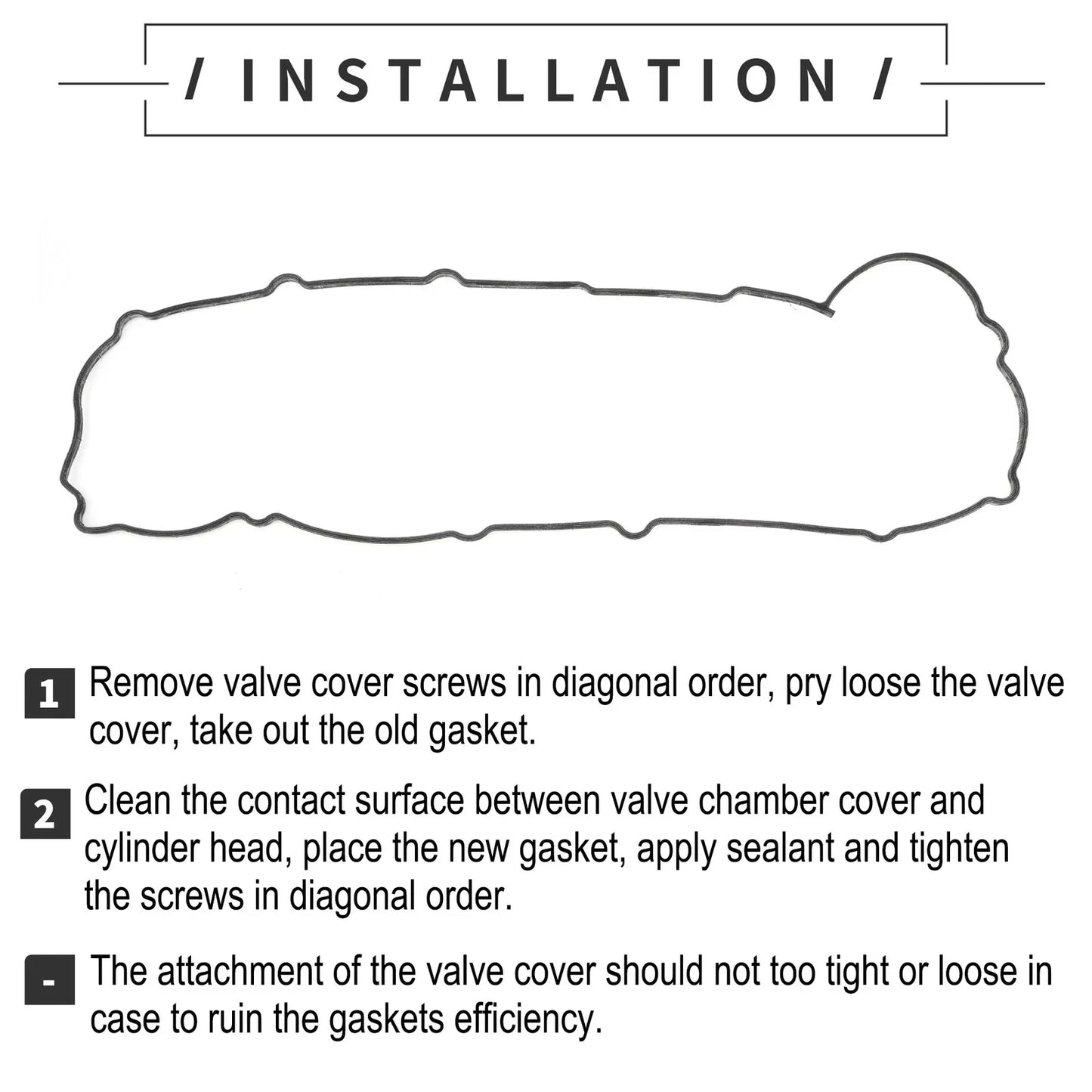Valve Cover Gasket for Dodge Charger SE 2.7L V6 Gas (2008-2010)