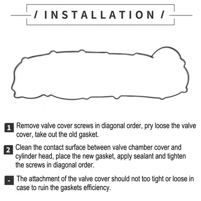 Valve Cover Gasket for Dodge Charger SE 2.7L V6 Gas (2008-2010)