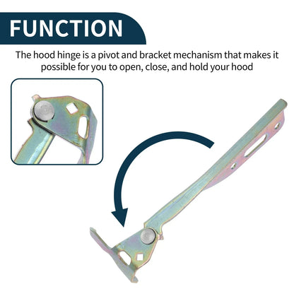 Hood Hinges for Honda Accord 2008-2012 Front Bonnet Bracket 1 Pair