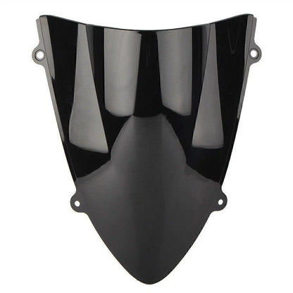 Double Bubble Windshield for Kawasaki Ninja 250R EX250 (2008-2012) Black