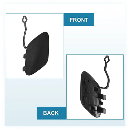 Front Right Bumper Tow Hook Cover for Mercedes-Benz E200 (2014-2016) Black