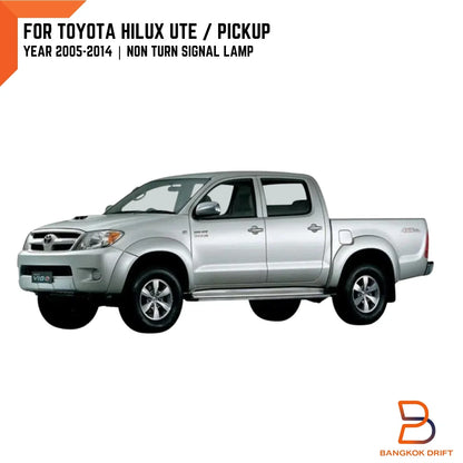 Chrome Side Mirror Cover Trim for Toyota Hilux Ute Vigo SR5 (2005-2014)