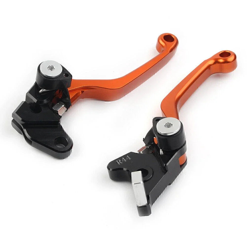 Dirt Clutch Brake Levers for Kawasaki KLX250 D-TRACKER (1993-1997) - ORANGE