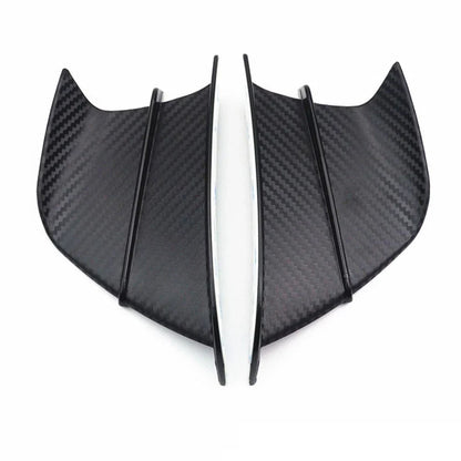 Carbon Fiber Side Winglets Air Deflector Wing Kit/Spoiler for Motorcycle
