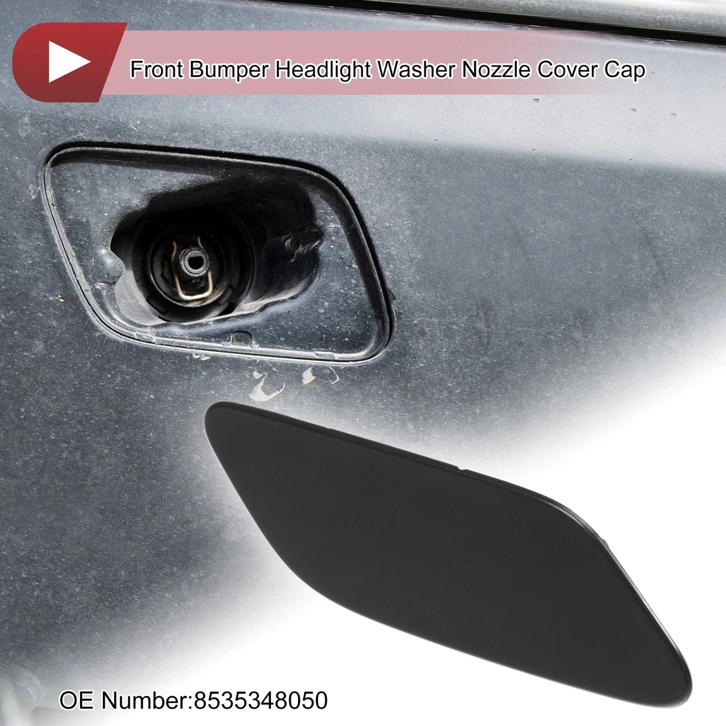 Front Right Washer Nozzle Cover for Lexus RX350 (2019-2022) Unpainted 1 x