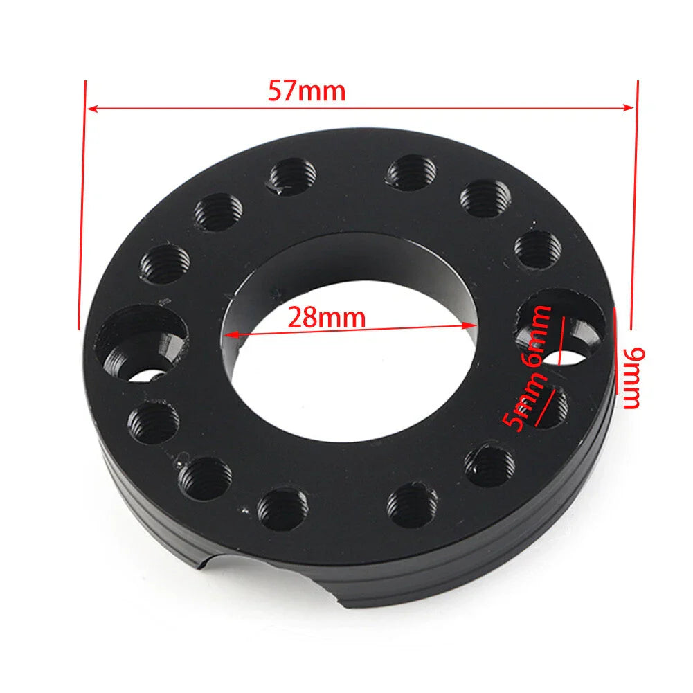 M28 Carb Adjuster Inlet Manifold Spinner Plate for Pit Dirt Bike Blue