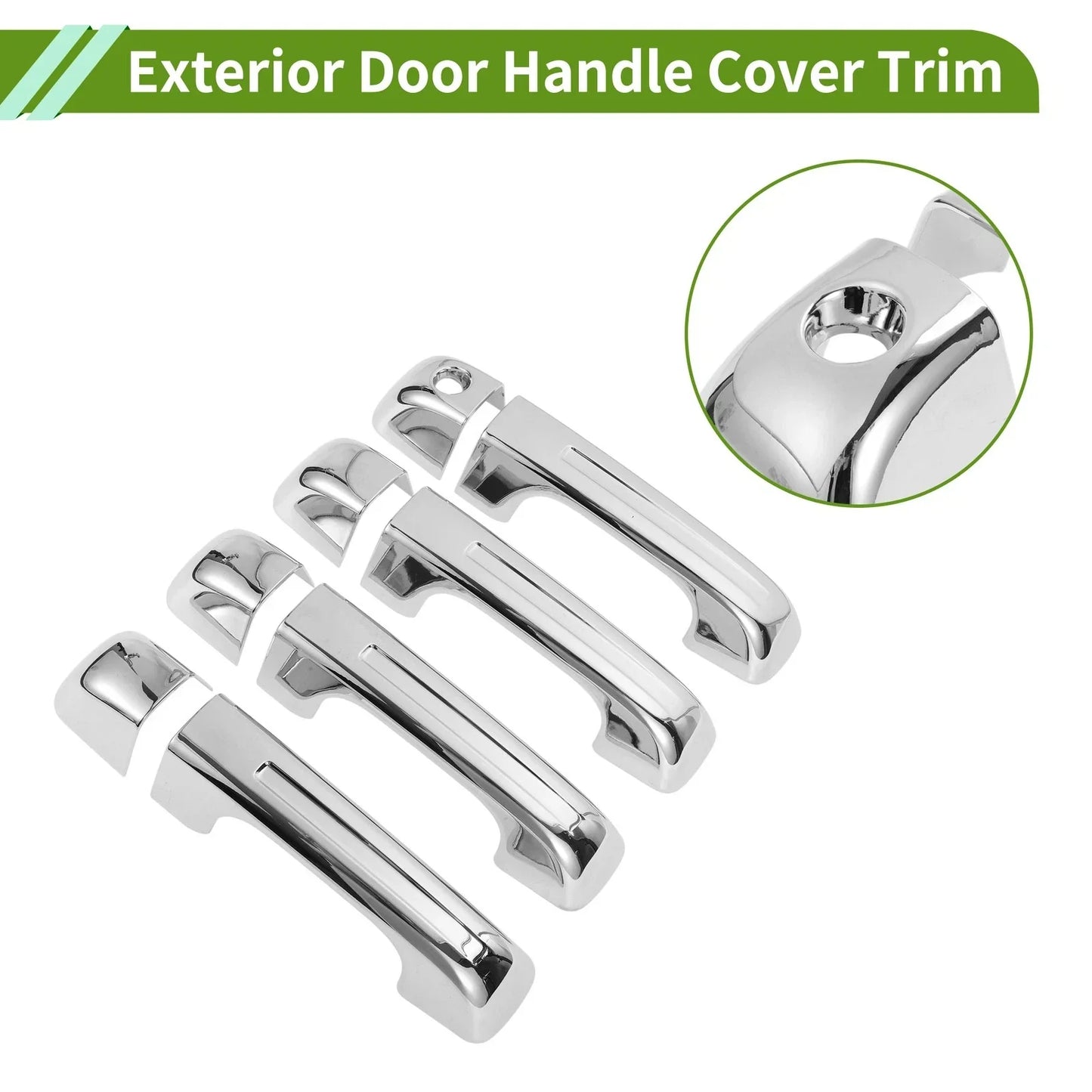 Exterior Door Handle Cover Trim for Dodge Ram 1500 (2019-2024) - 1 Set