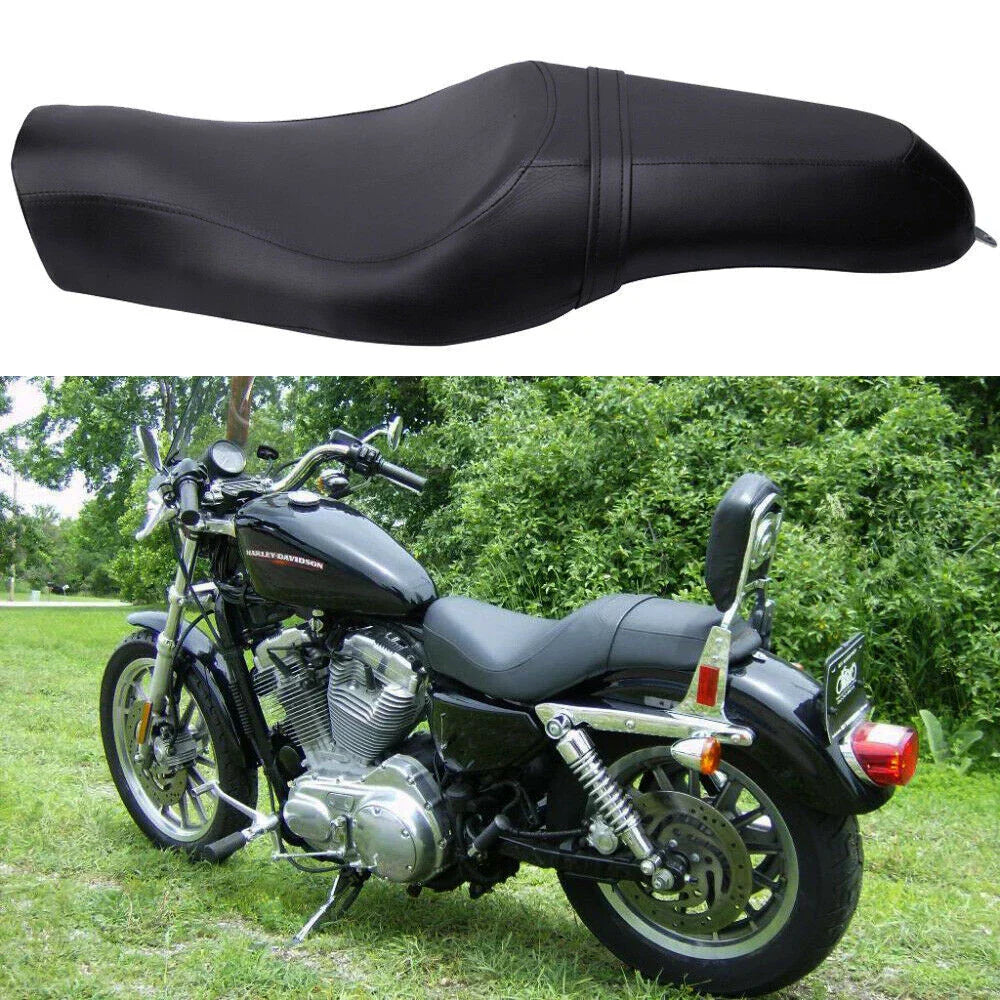 Driver & Passenger Seat Cushions for Harley Sportster XL883N XL1200 (2004-2023)