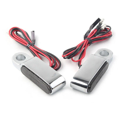 LED Turn Signal Light for Universal Motorcycle Chrome (No Year Specified)