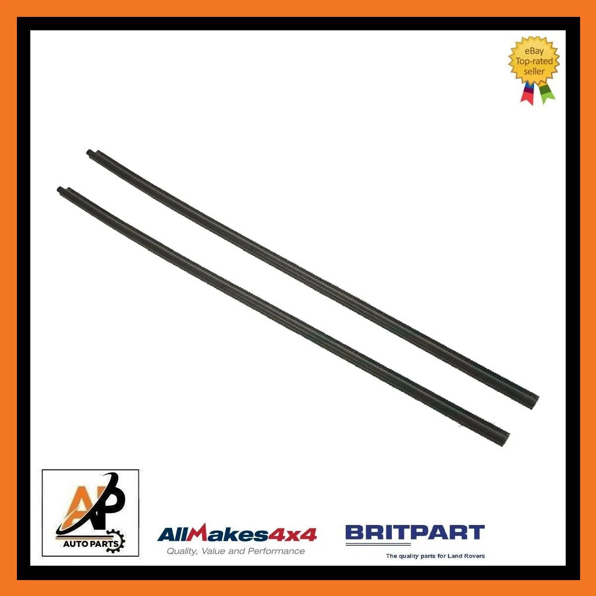 Door Sill Seal Set Front Lower X2 for Land Rover Defender 90 110 (2007–2016)
