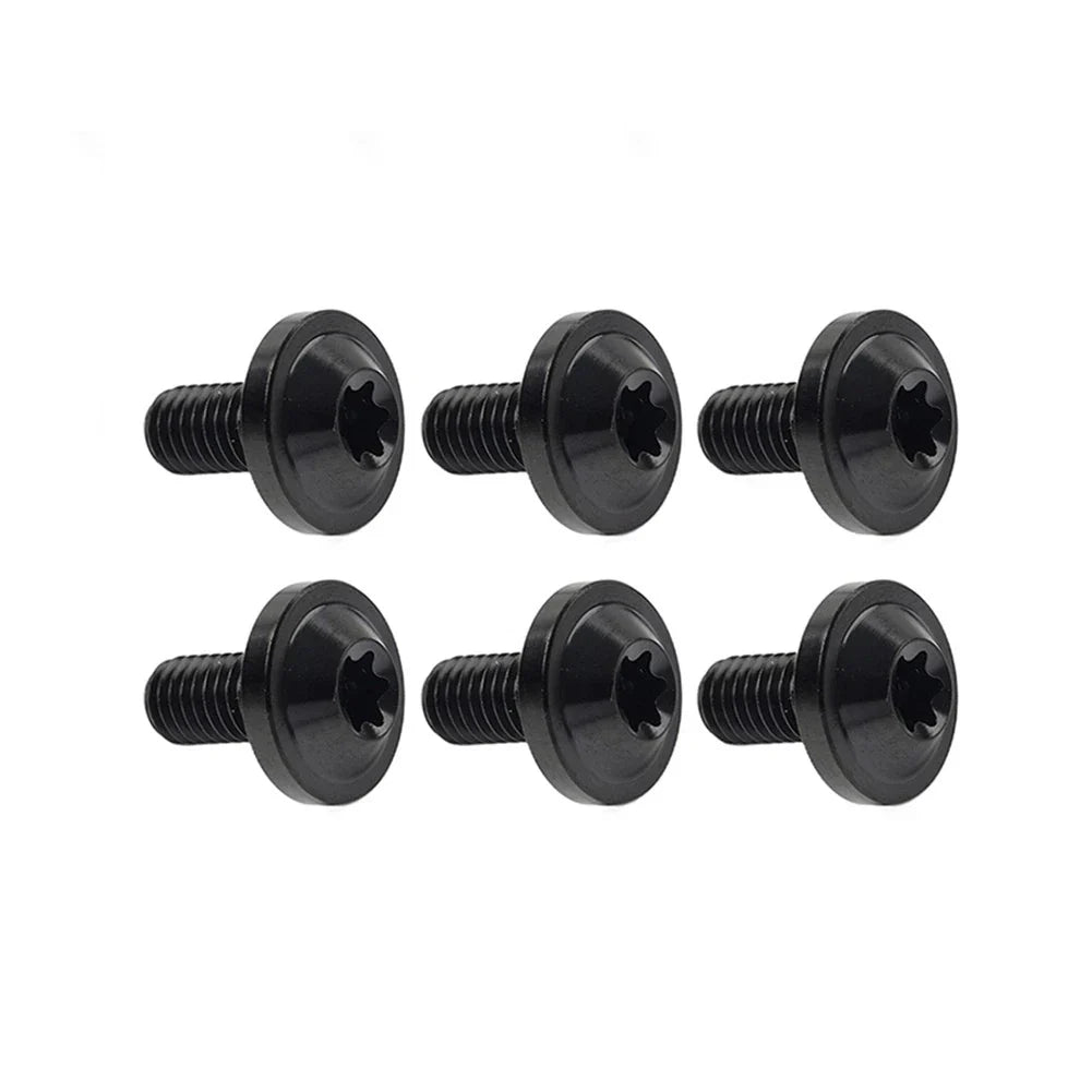 6pcs M6x10mm Titanium Alloy Torx Head Bolts for Bike Motorcycle
