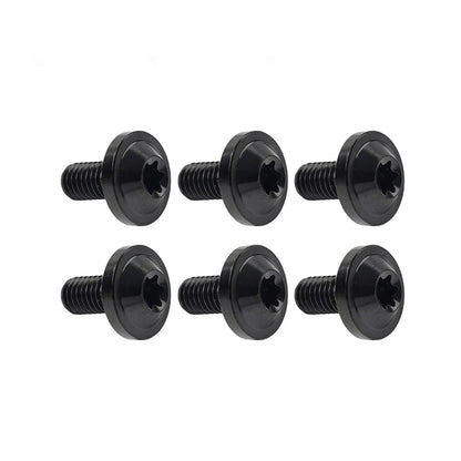 6pcs M6x10mm Titanium Alloy Torx Head Bolts for Bike Motorcycle