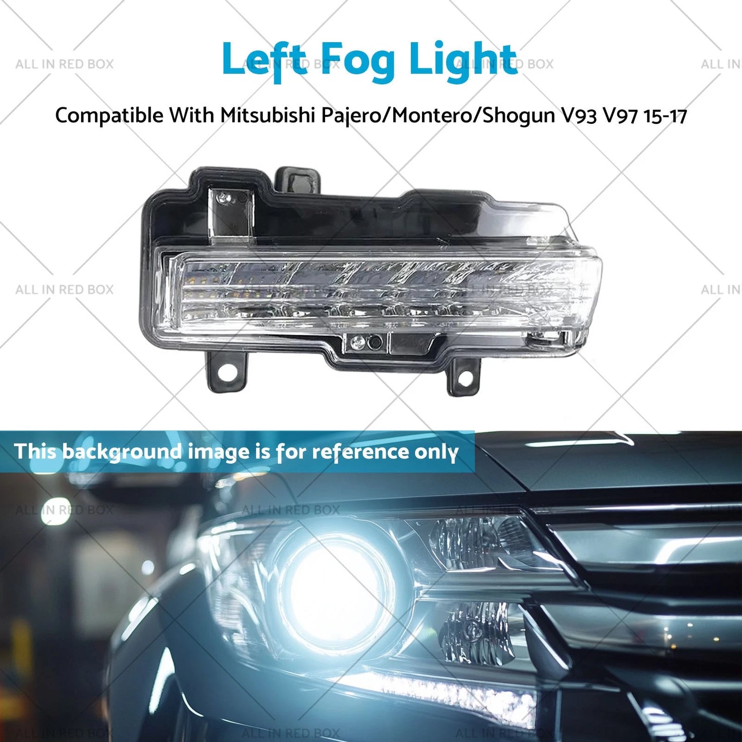 Left Fog Light for Mitsubishi Pajero Montero (2015-2017)