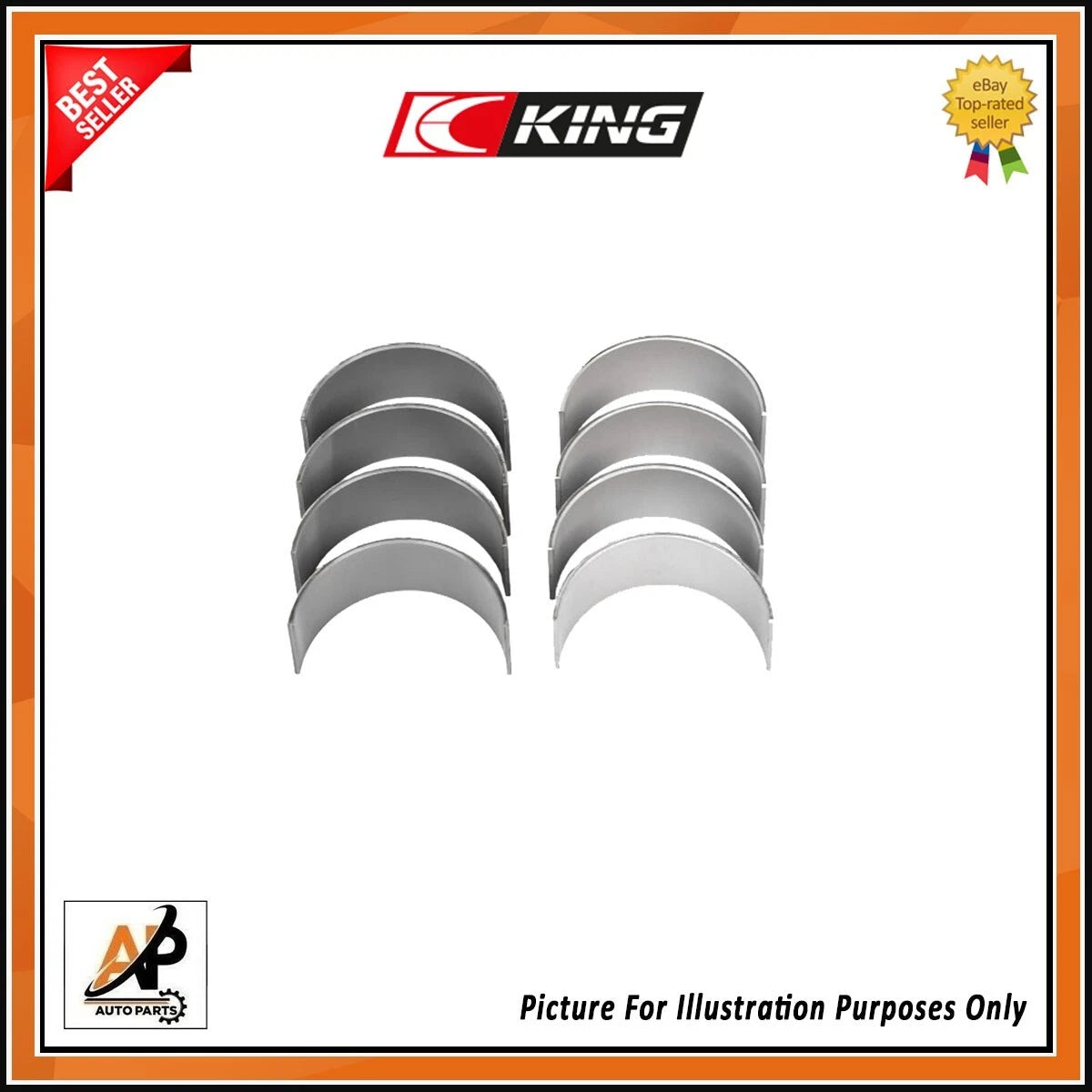 Big End Conrod Bearings Set for Audi 1.2 TSI CBZA (2008–2018)