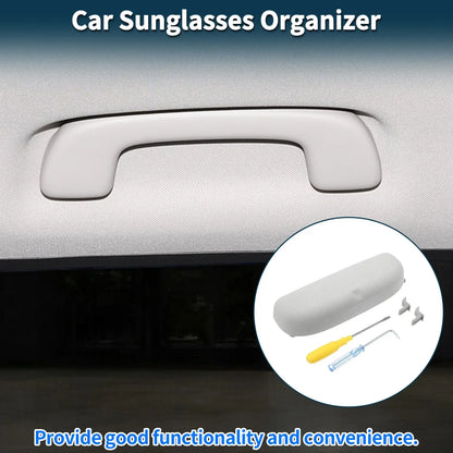 Sunglasses Case for Porsche Cayenne Eyeglasses Holder Storage Box Suede Grey