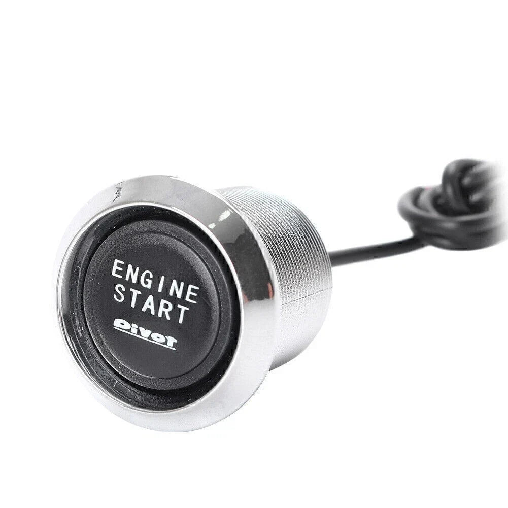 Blue Push Button Ignition Starter Switch for Universal Car