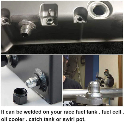 20AN Male Aluminum Weld-On Fitting for XSS032