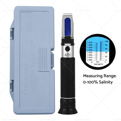 Salinity Refractometer Meter for Aquarium Sea Salt Water Testing